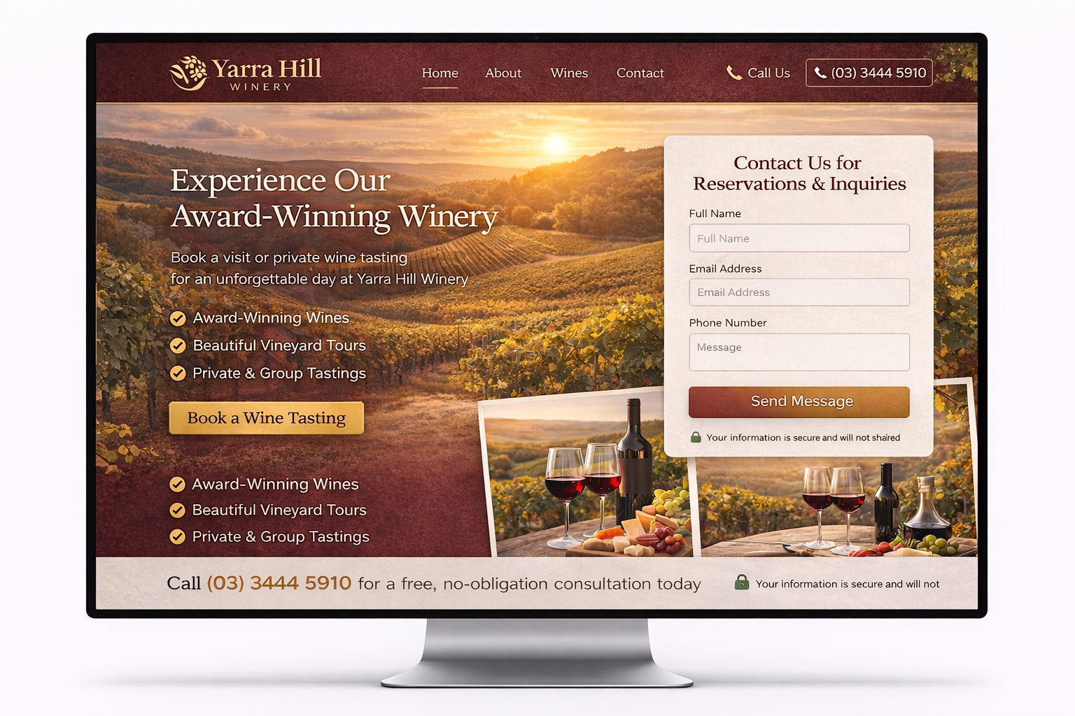 Jenkins & Co Accountants website