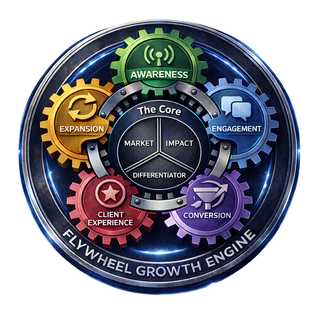 Flywheel Growth Engine Illustration