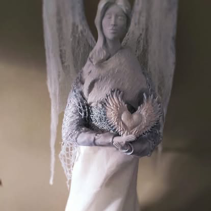 Ręcznie robiony anioł