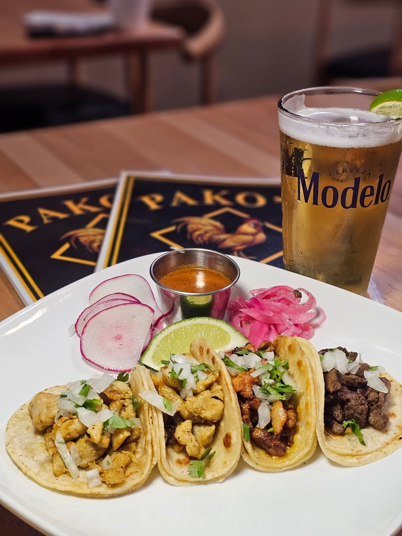 Tacos at Pakos Bar & Grill