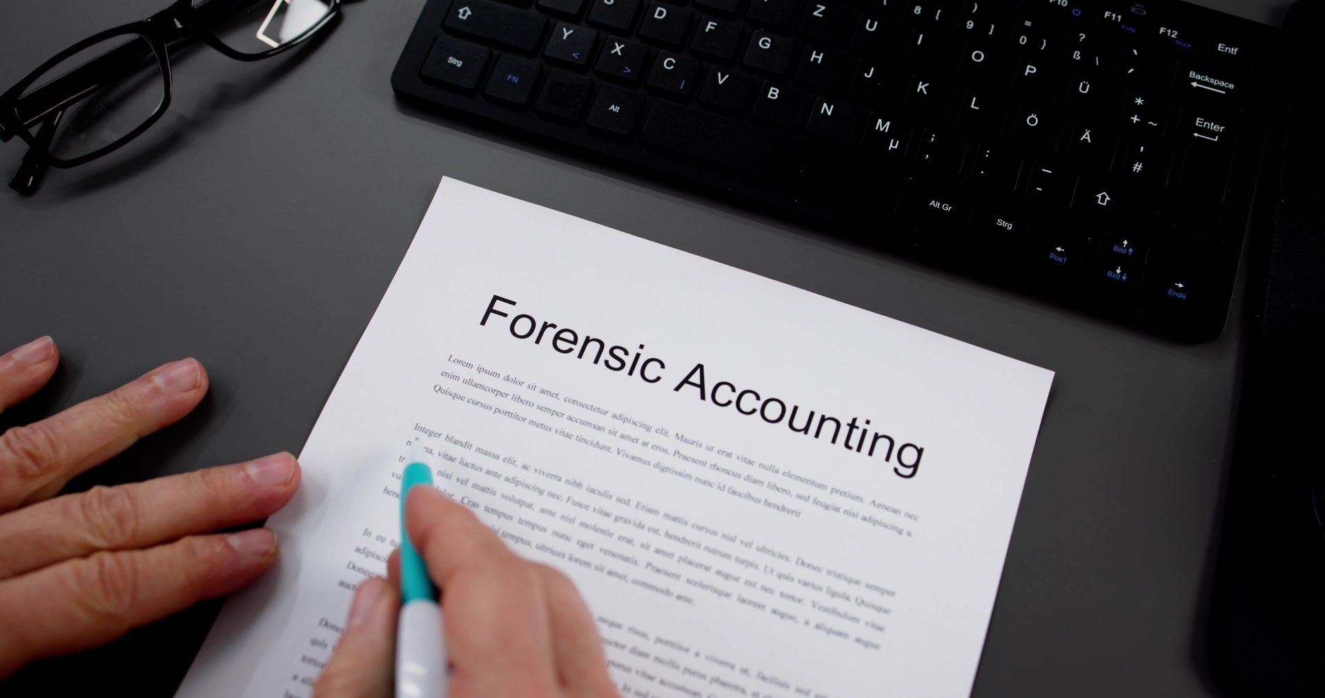 Forensic Accountant Financial Audit And Fraud Investigation