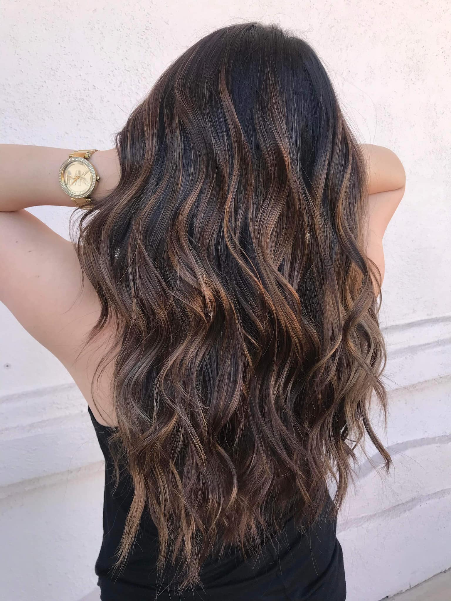 Professional hair color and styling