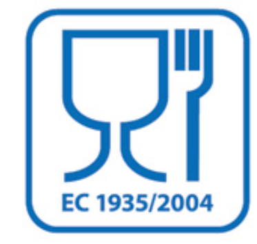 Símbolo de contacto seguro con alimentos - Certificación EC 1935/2004