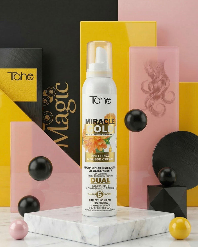 Tahe Miracle Gold Anti-Frizz Mousse Cream