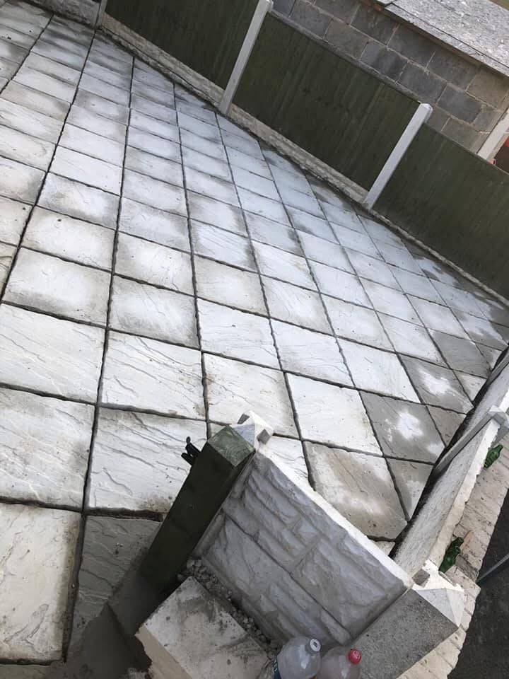 Block paving driveway project