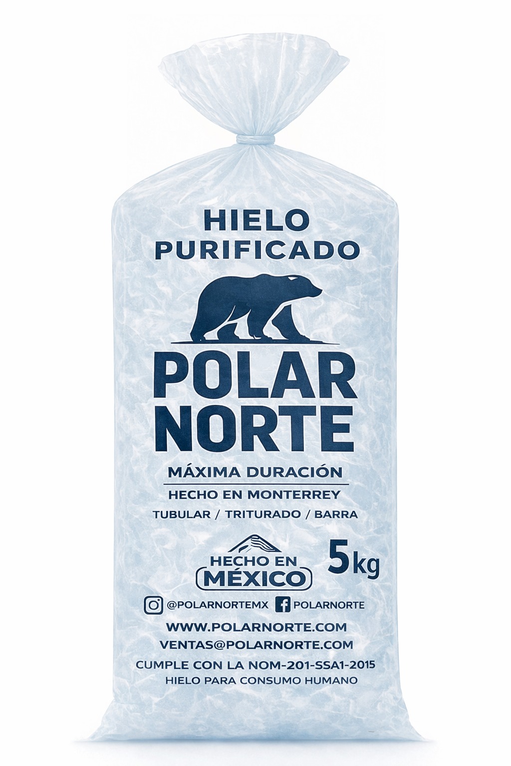 Bolsa de Hielo Polar Norte de 5 kg