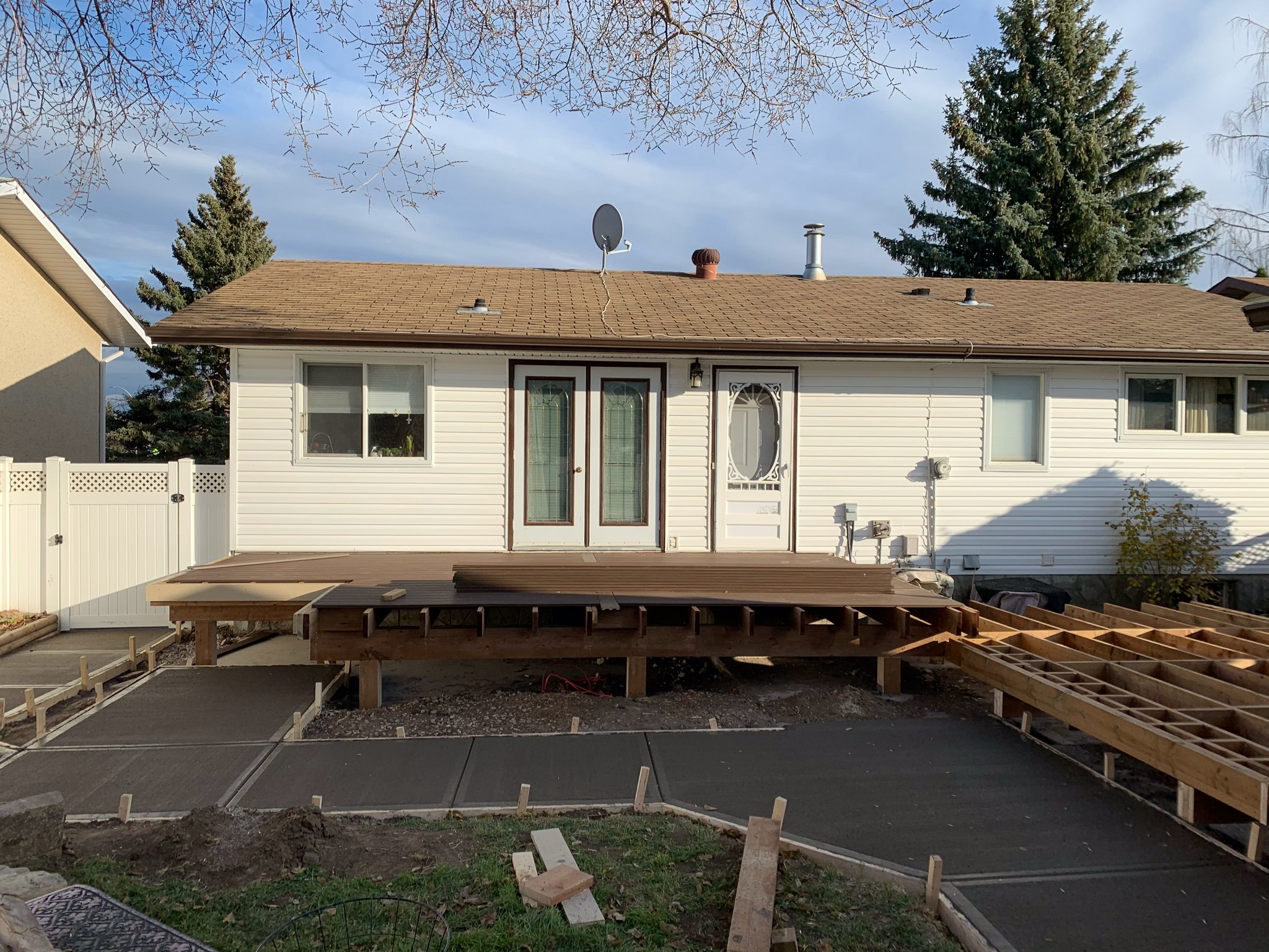 Durable concrete construction with accessibility features