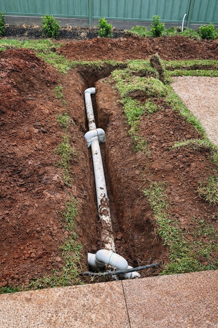 Licensed plumber PVC residential drainage work Adelaide
