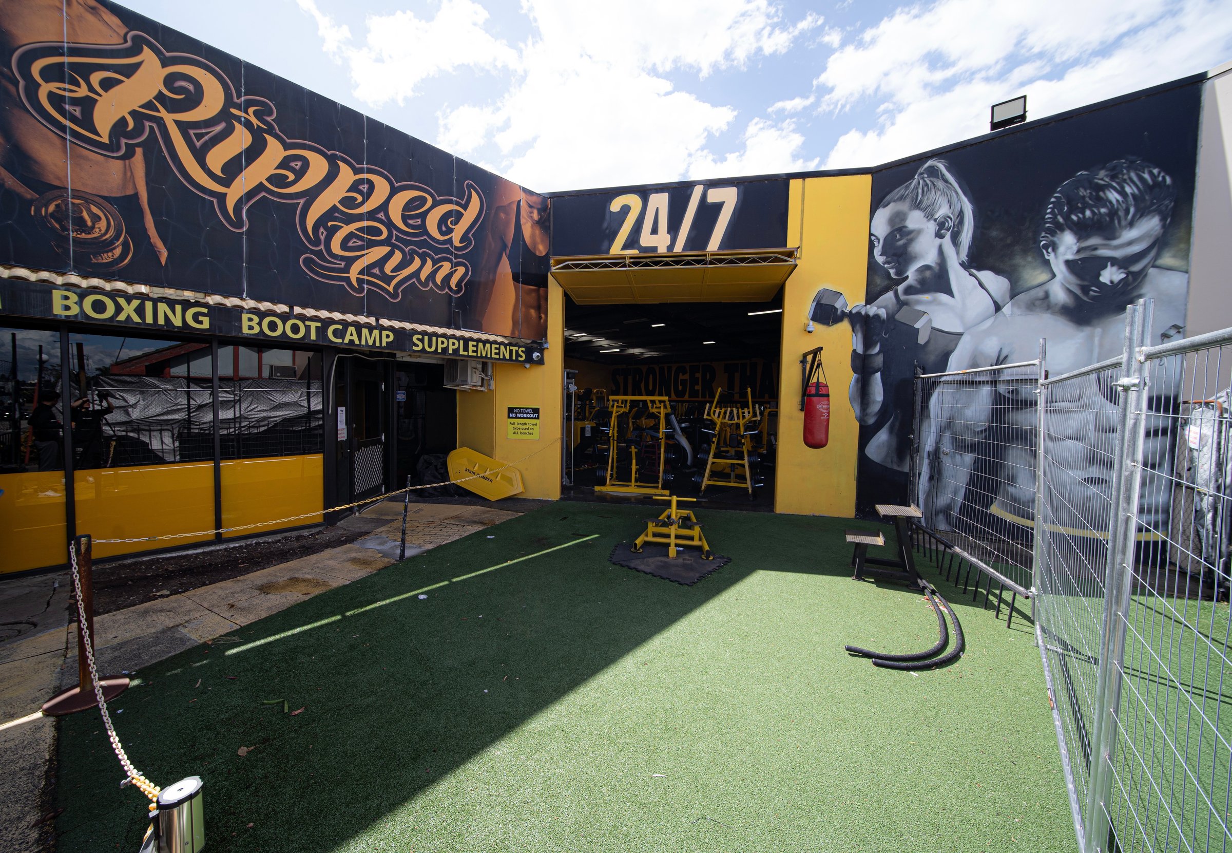 Ripped Gym outdoor training area