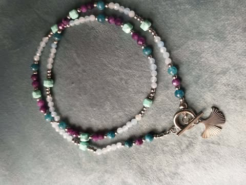 Naszyjnik z ametystu