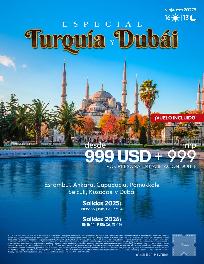 Especial Turquia y Dubai Medio Oriente