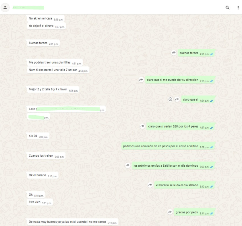 Testimonio real de cliente vía WhatsApp