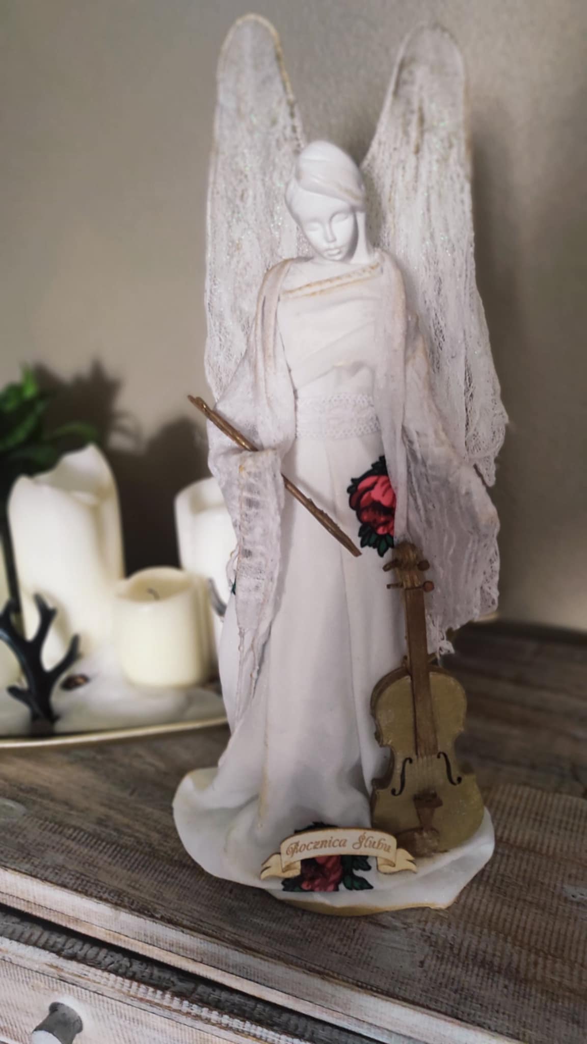 Ręcznie robiony anioł