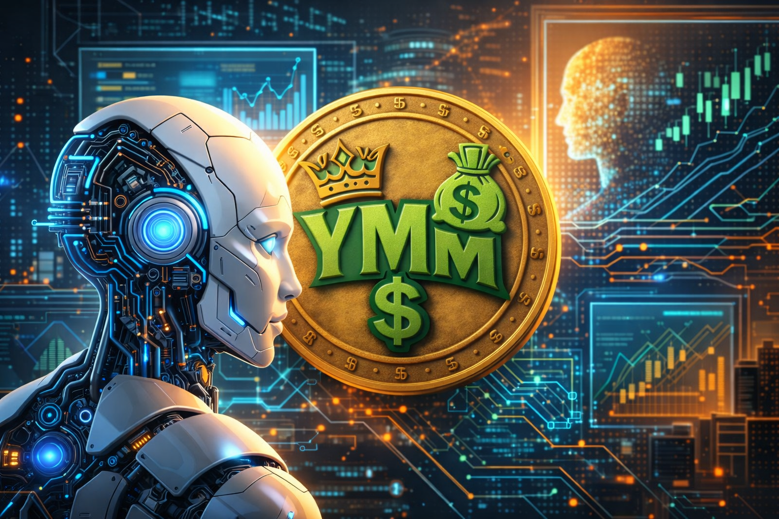 AI algorithm and digital infrastructure concept