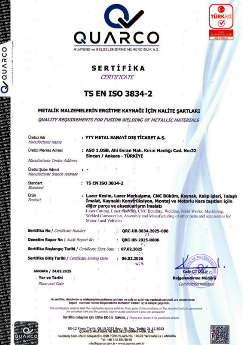 TS EN ISO/IEC 27001:2023 Bilgi Güvenliği Sertifikası