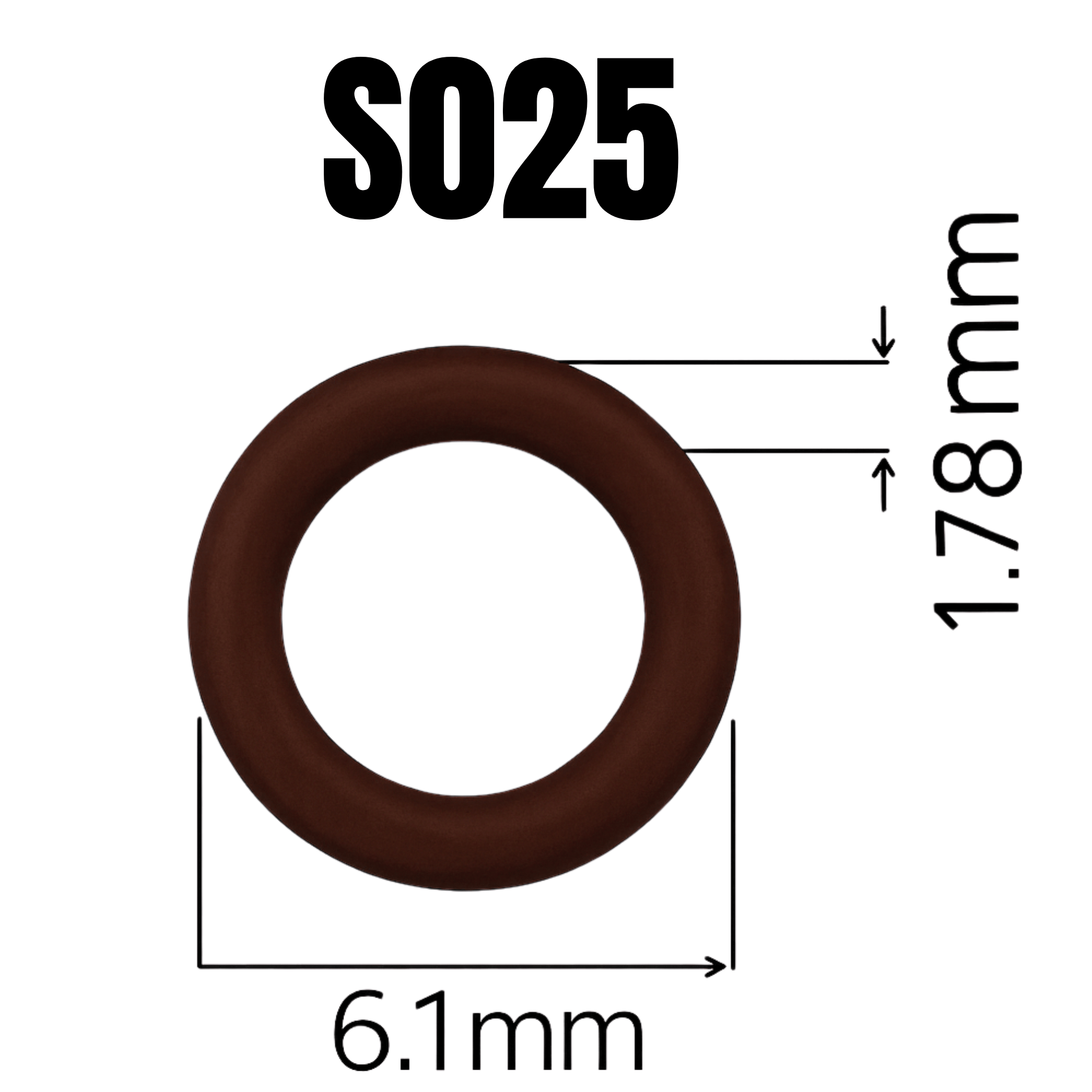 S025 Sello Para Inyector Tipo Nissan Viton