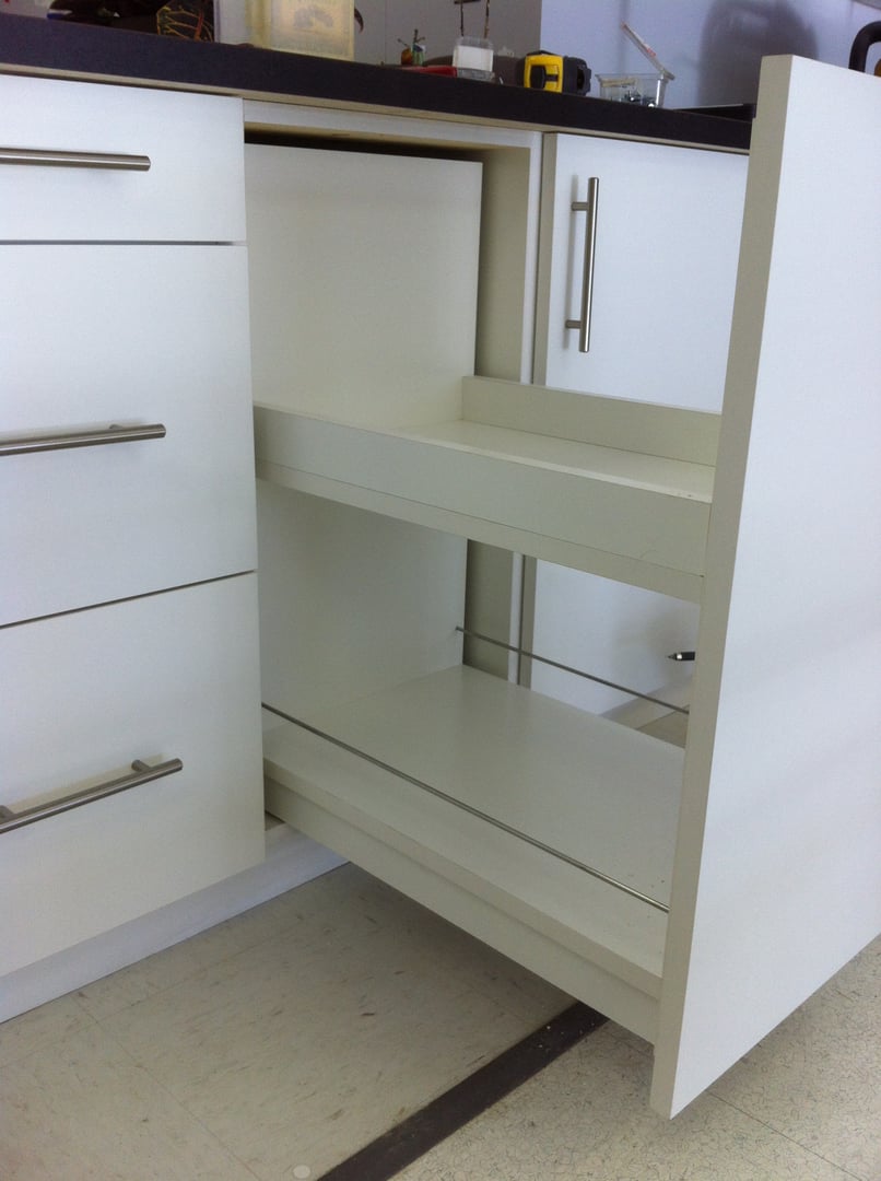 High-quality kitchen modification project with professional installation