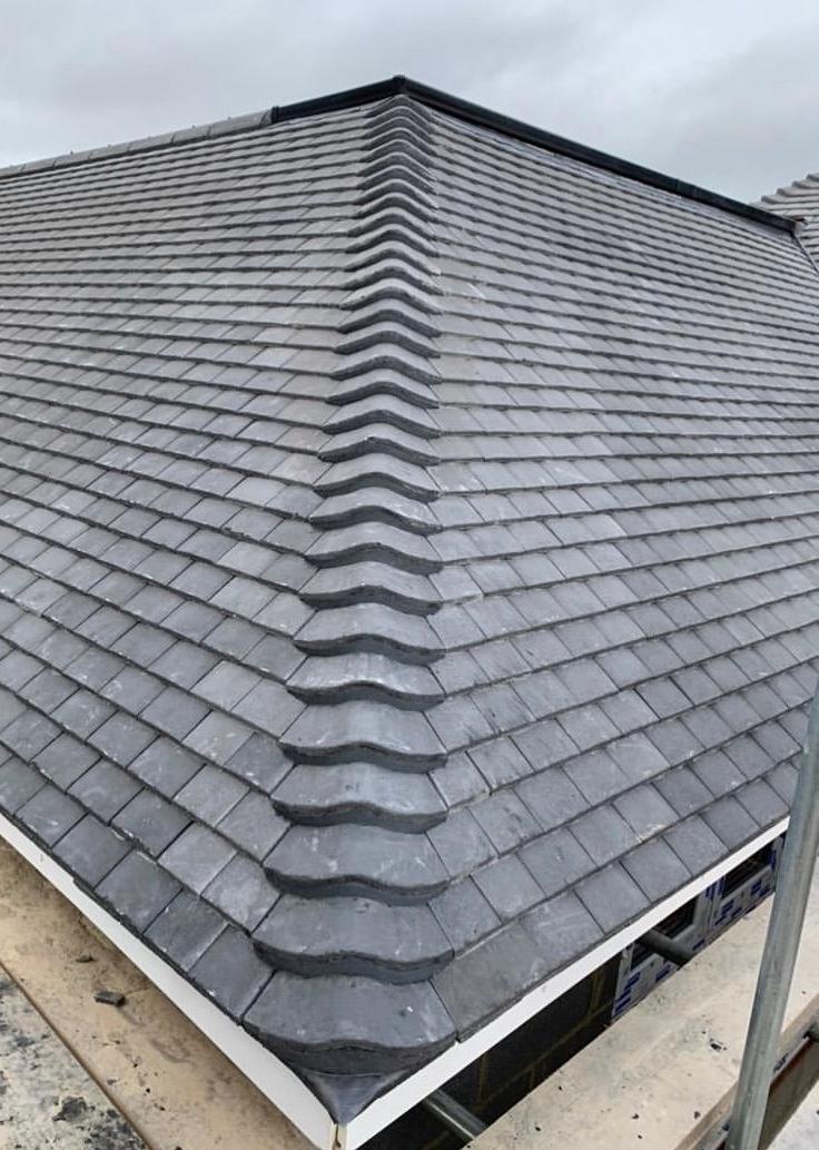 Completed roofing project