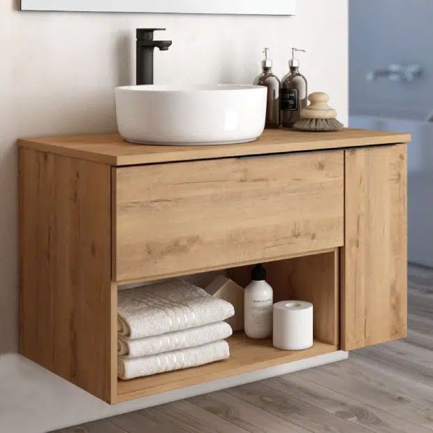 Vanidad Compacta IDERA - Mueble de baño moderno