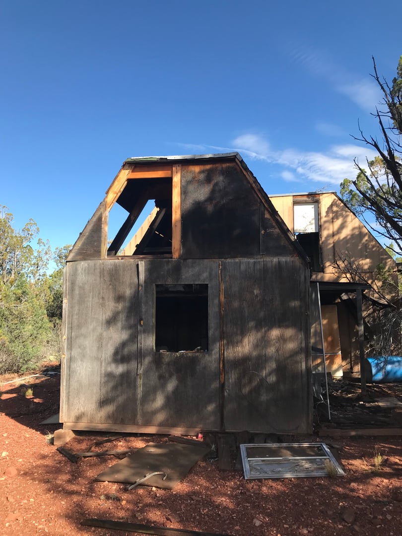 Old house in the mountain northern AZ
