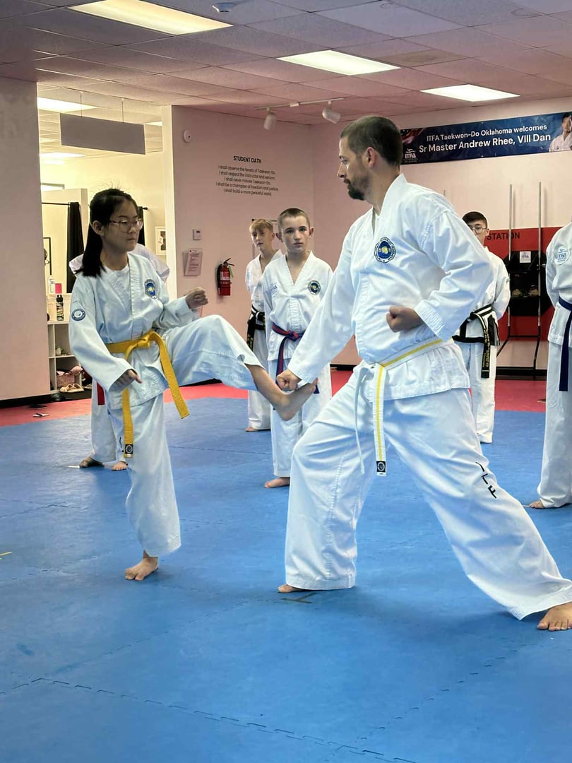 Taekwon-Do Oklahoma students