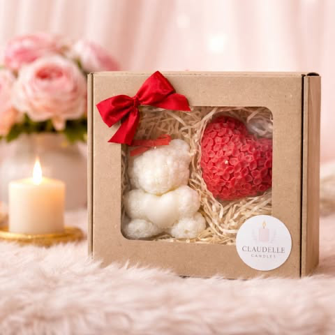 ZESTAW WALENTYNKOWY MIŚ + SERCE