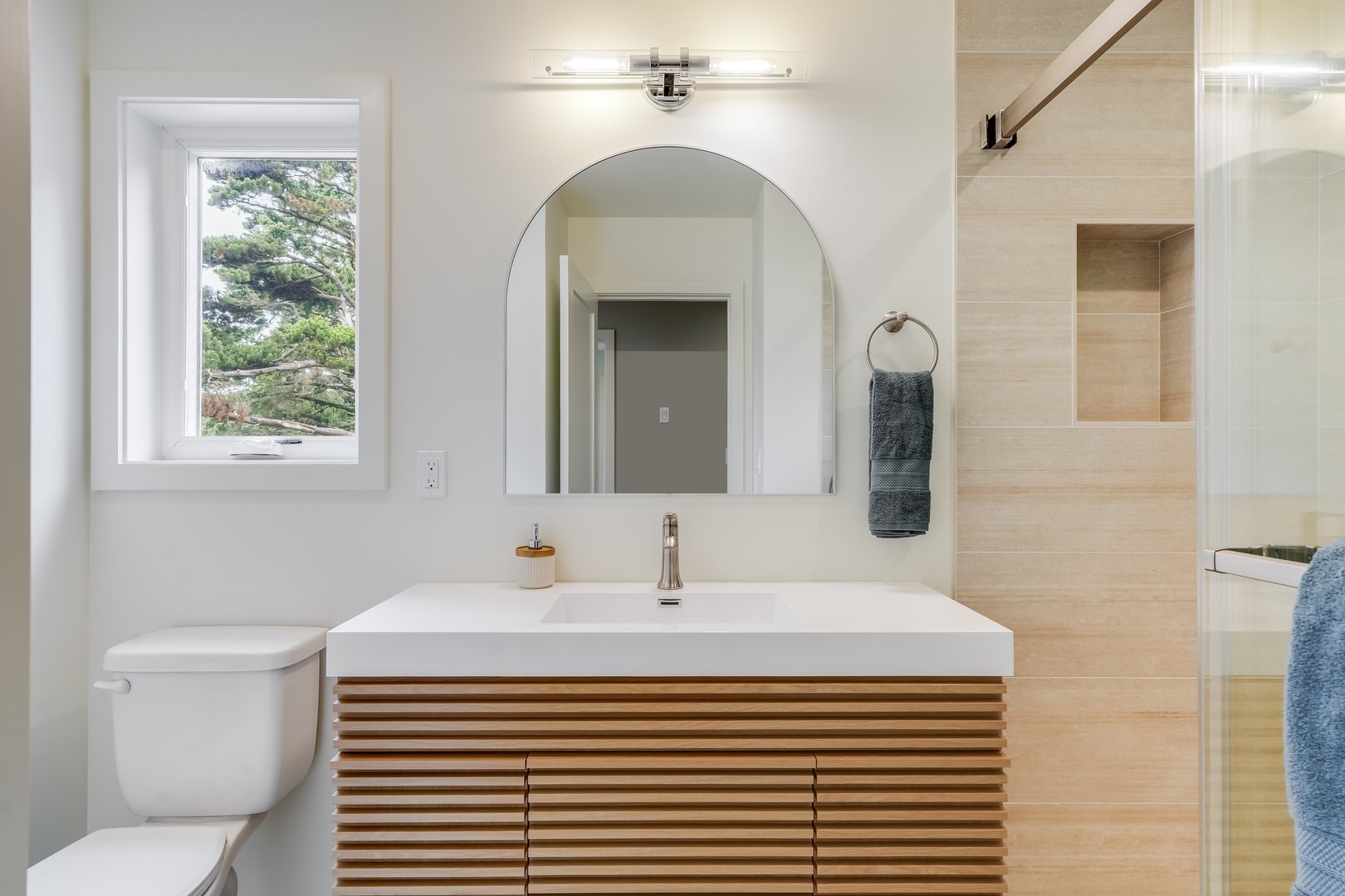 Interior shot of completed house project