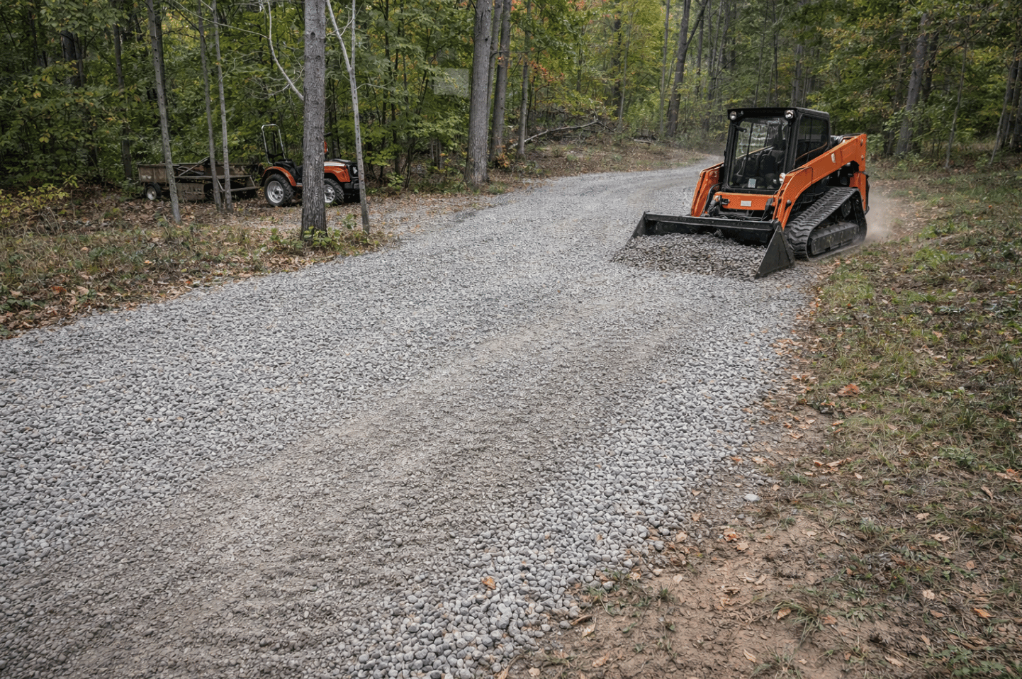 Gravel driveways and paths