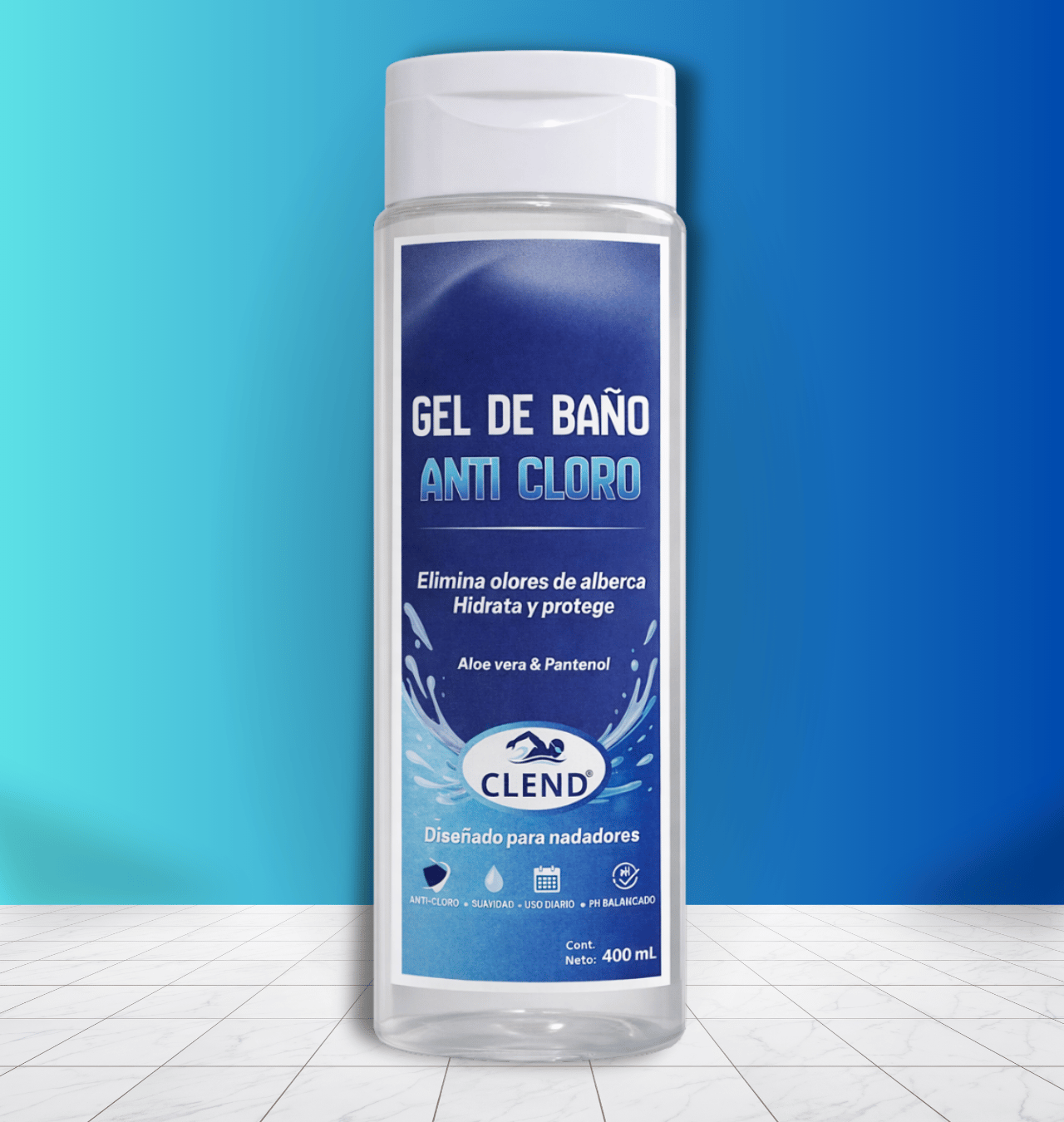 Producto de cuidado para nadadores