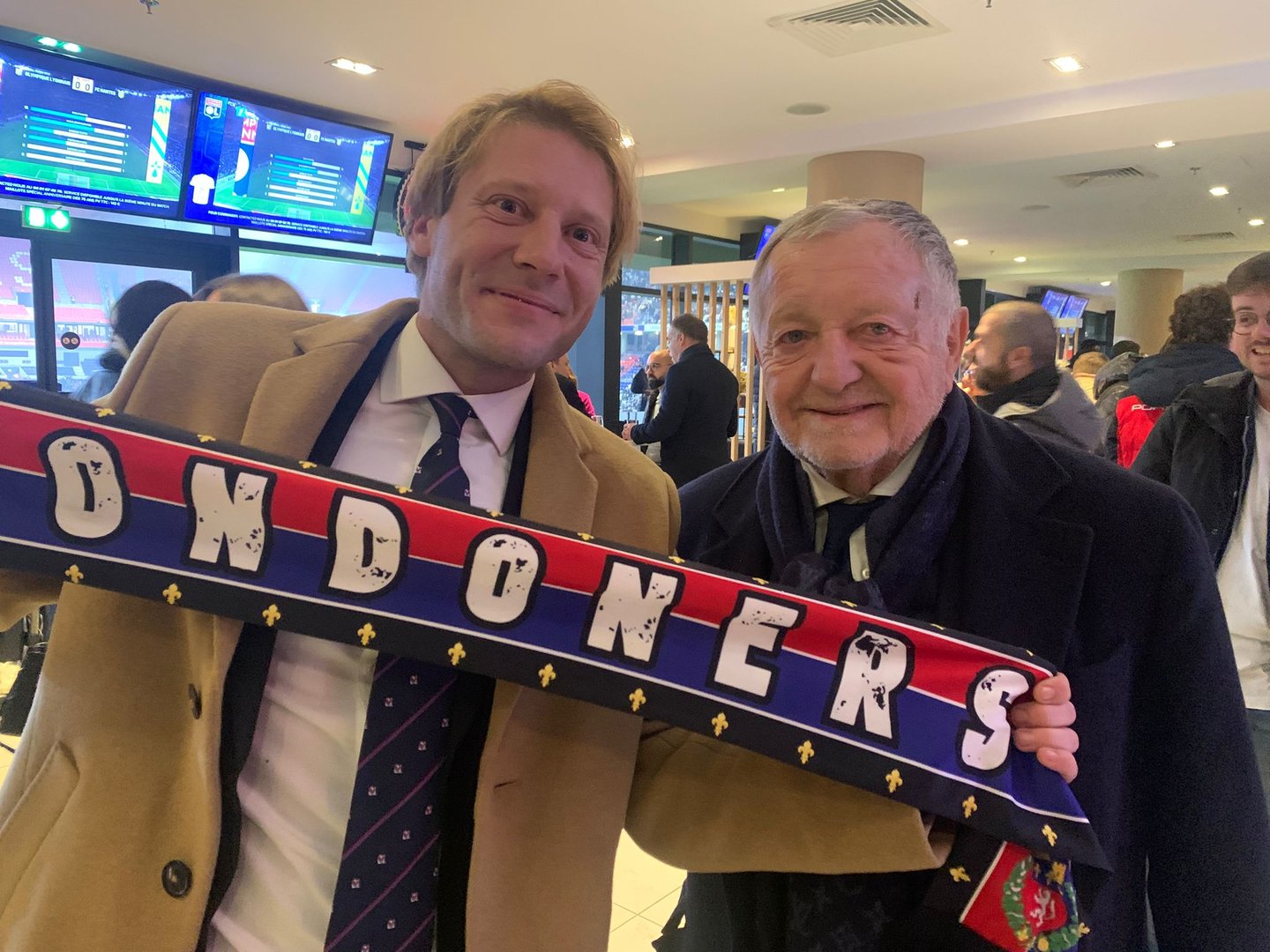 Groupama stadium visit 75th anniversary