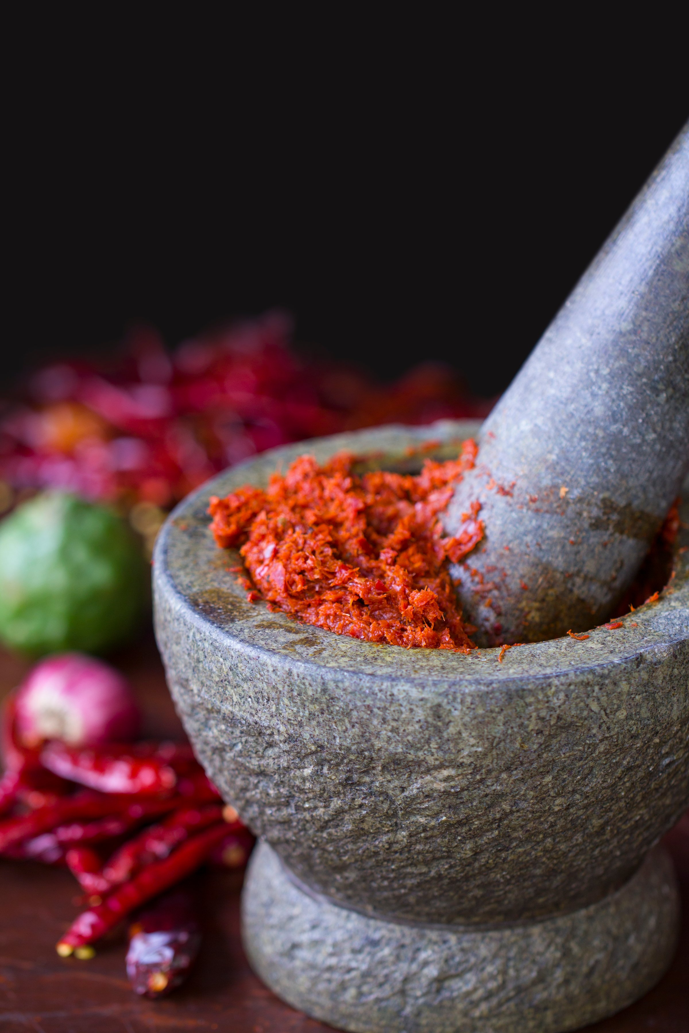 Chilli paste in Thai cooking