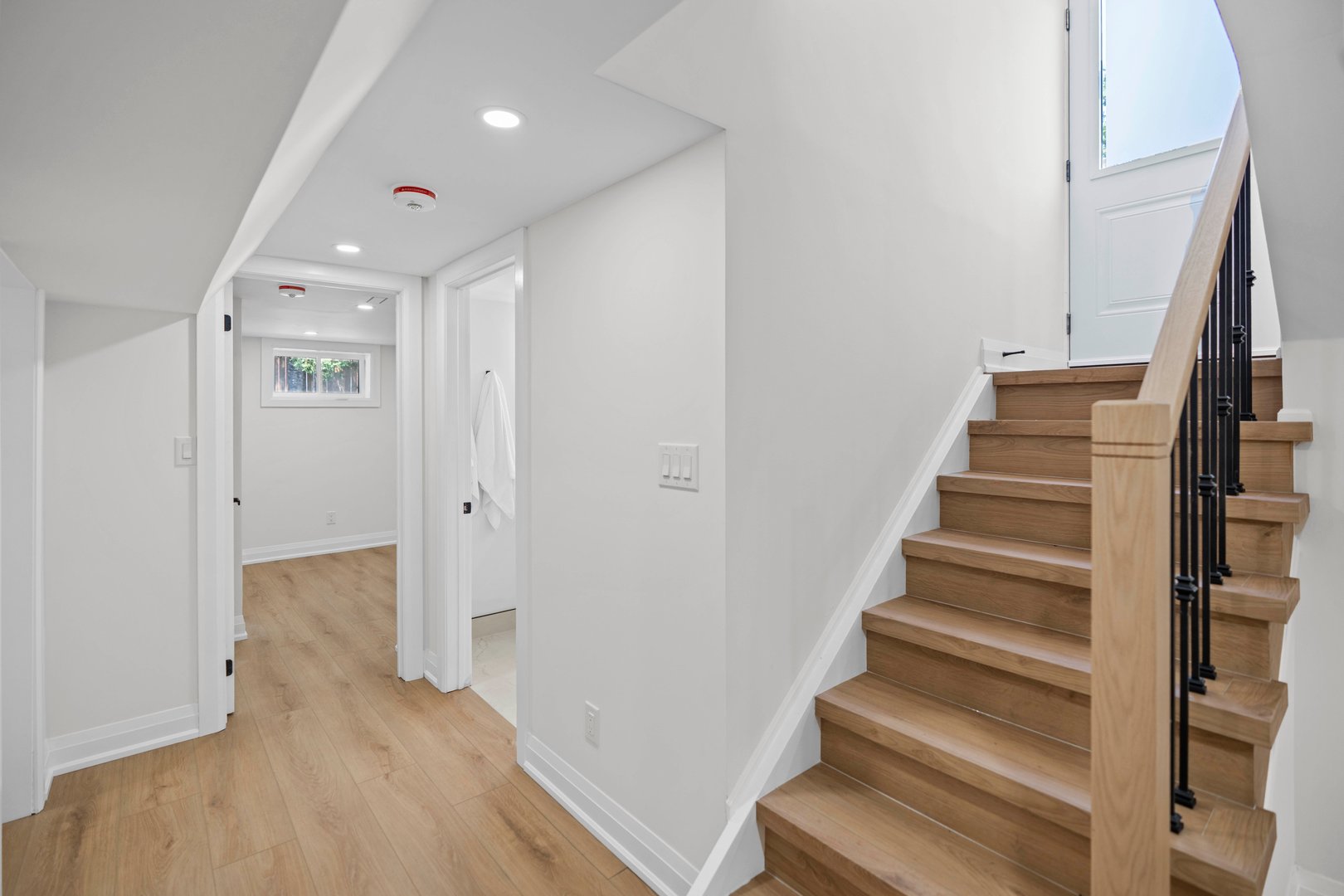 Professional custom basement project