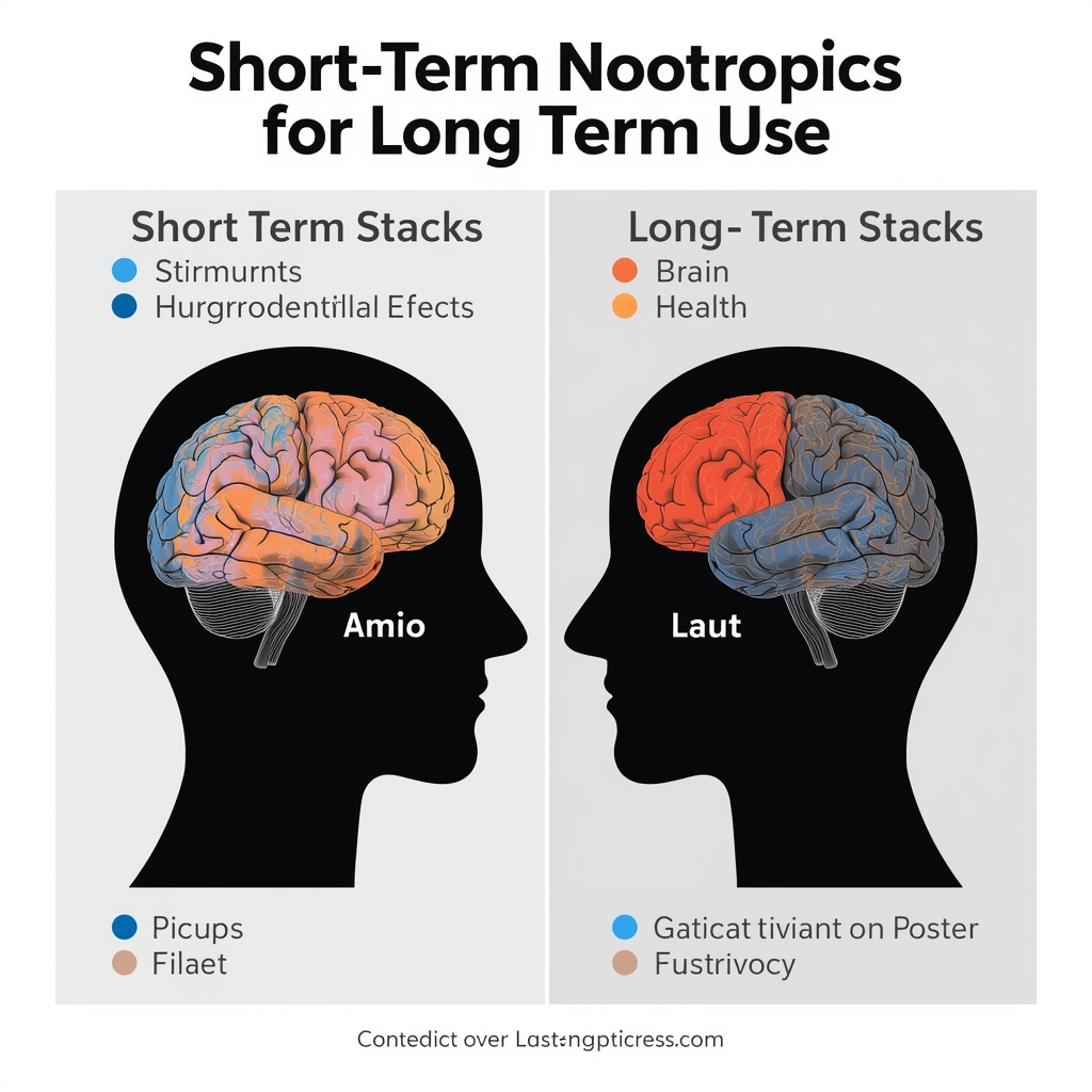 Nootropics : Short-Term vs Long-Term Stacks