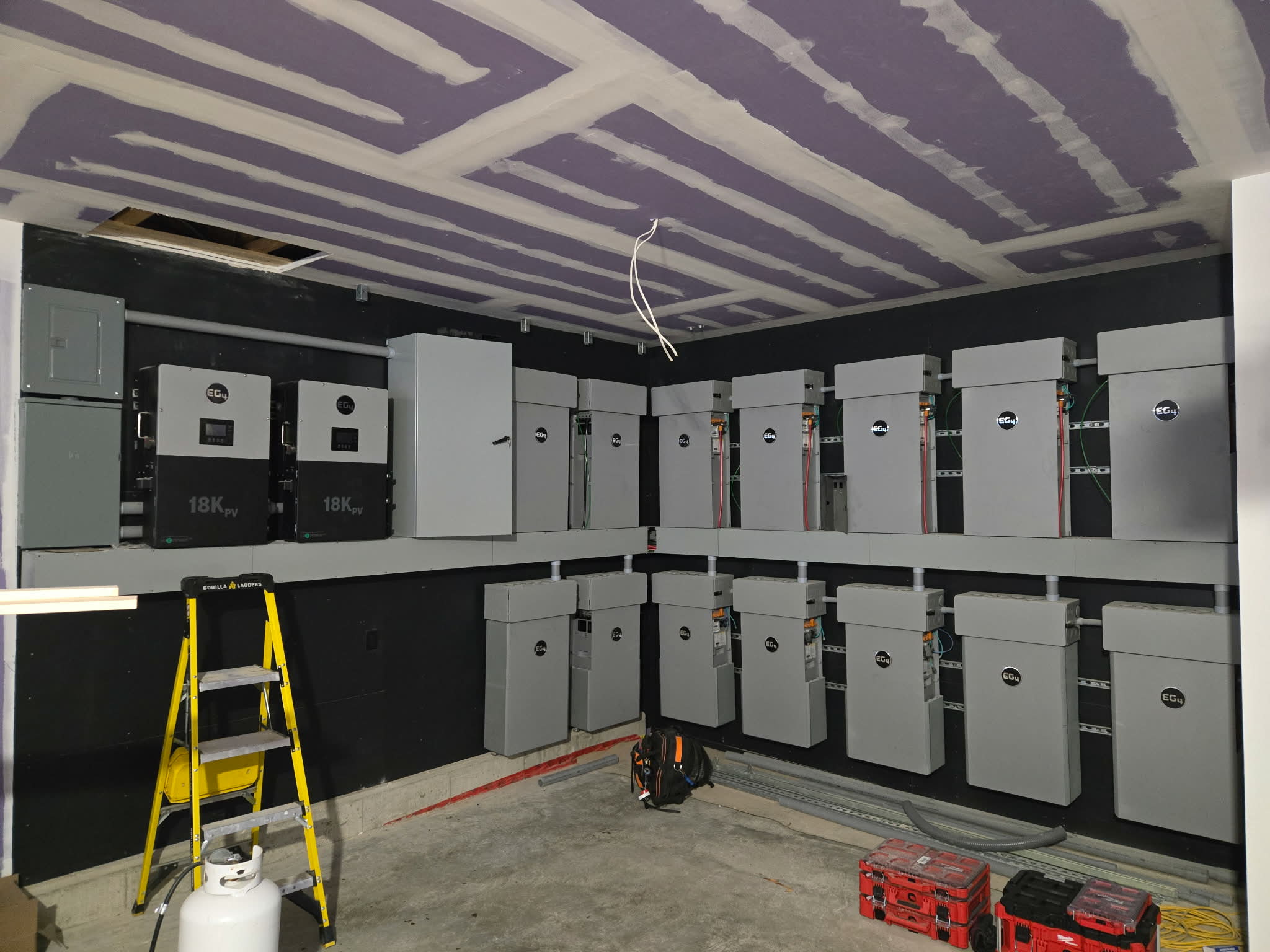 Completed electrical project