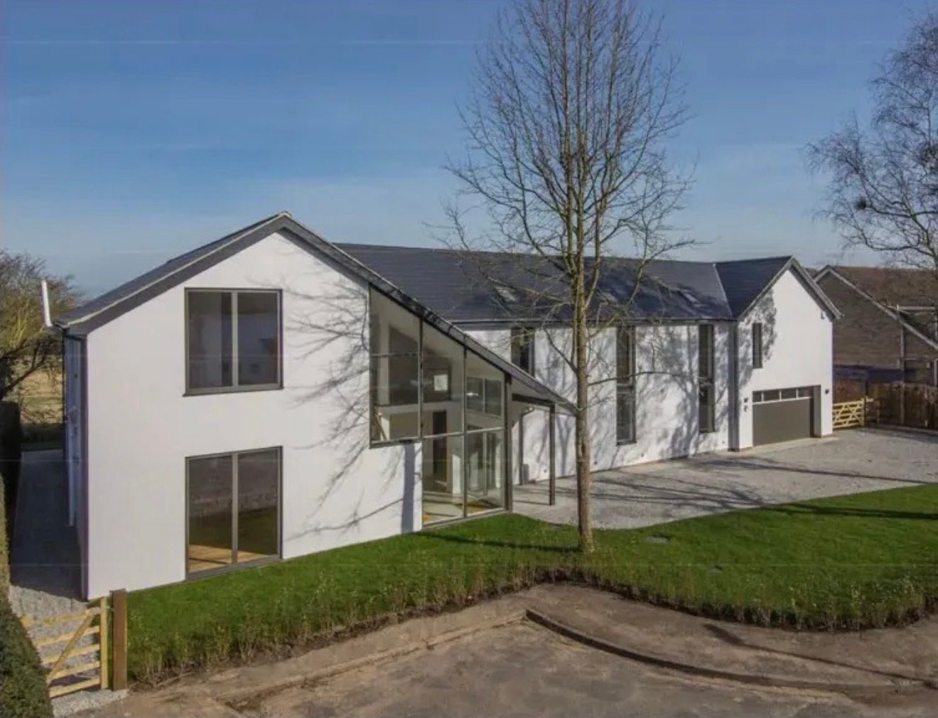 New build construction in Cambridge