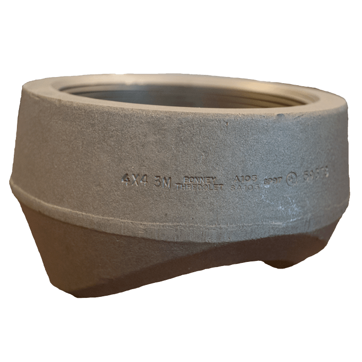 Threadolet pipe fitting