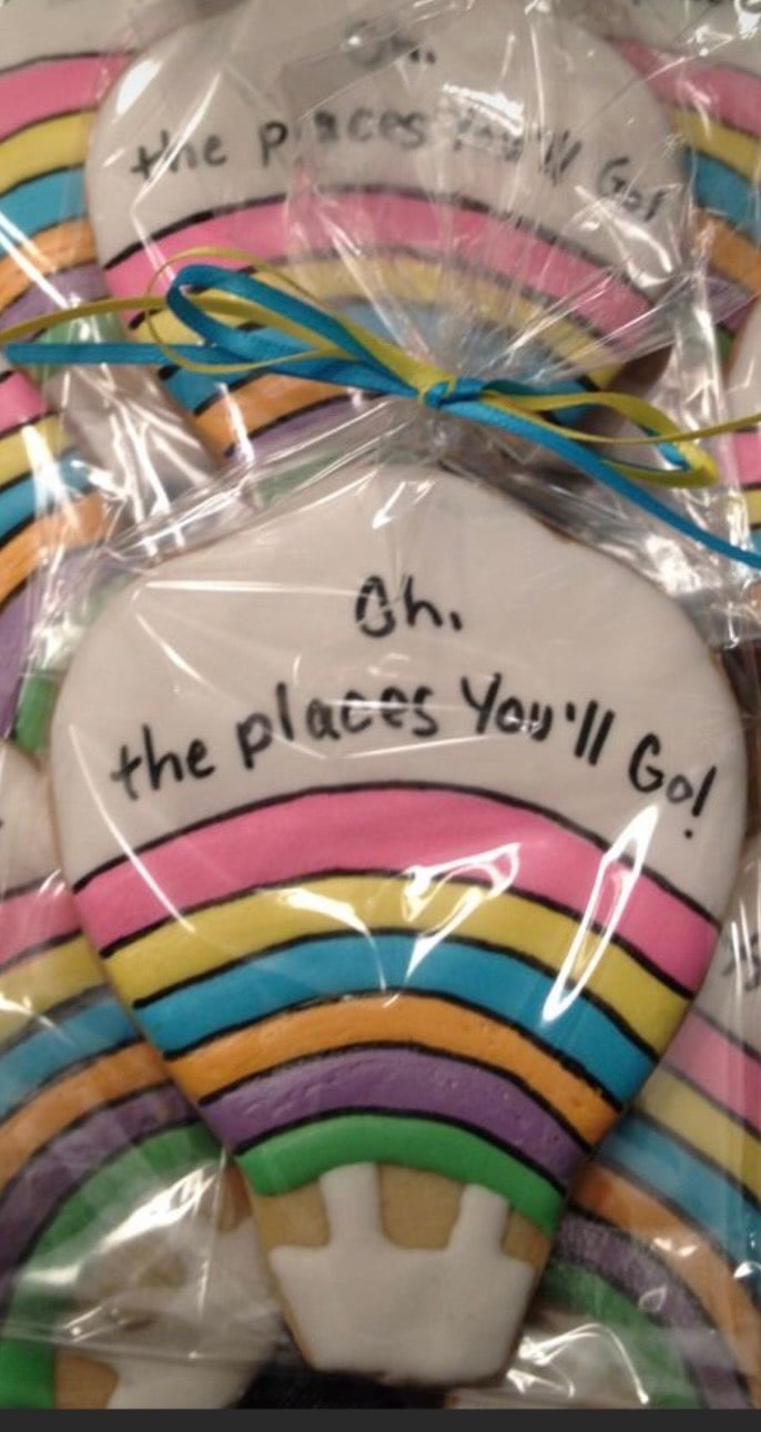 Handmade custom cookies from The Bottom Line Bakeshop