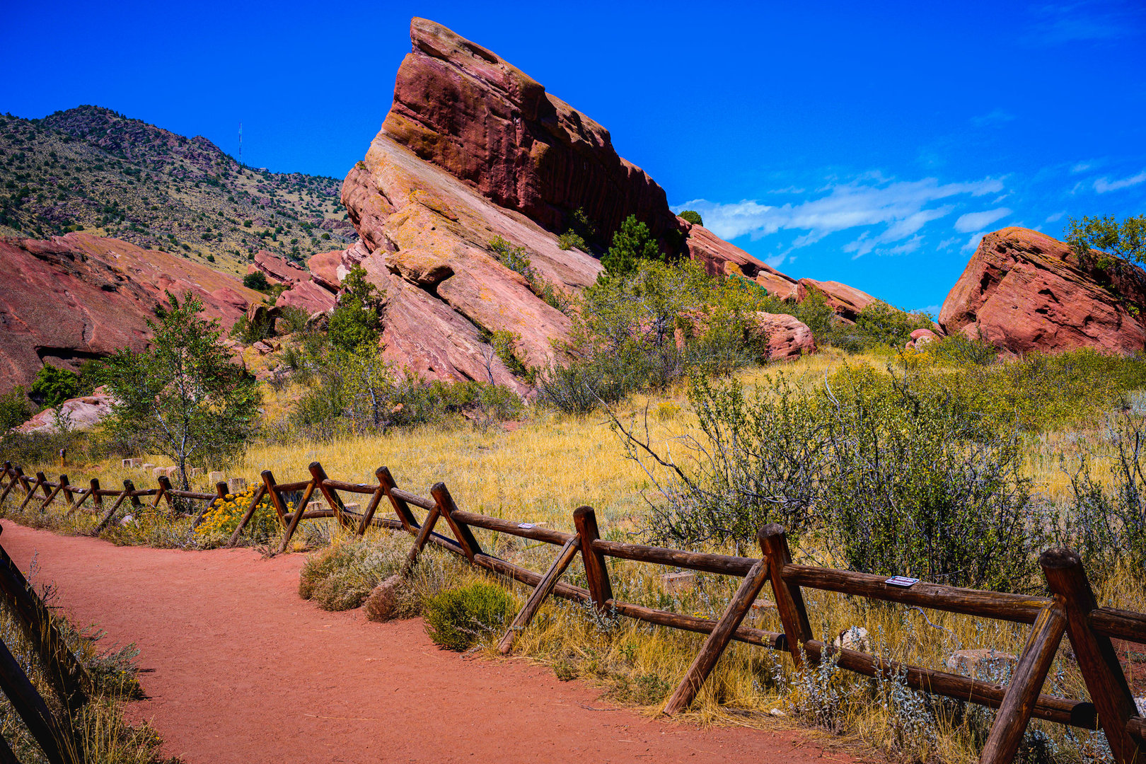 Red Rocks Park and Amphitheatre in Morrison, Colorado, USA