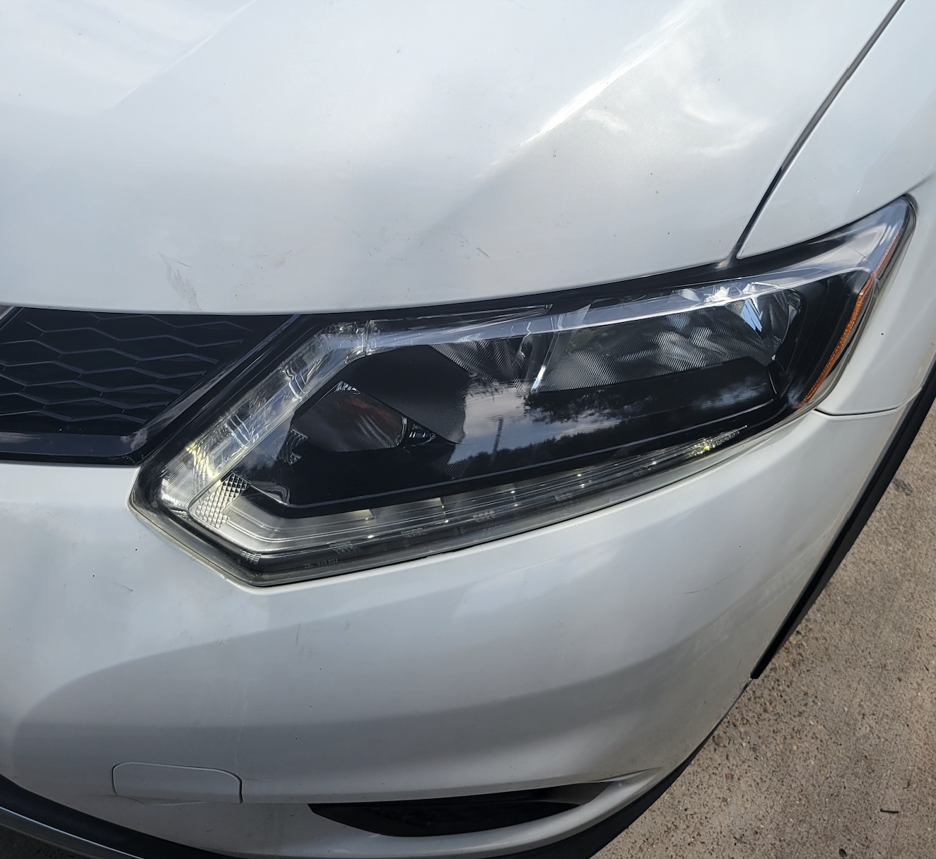 After headlight restoration - crystal clear and bright headlights