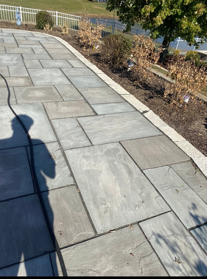 Concrete patio