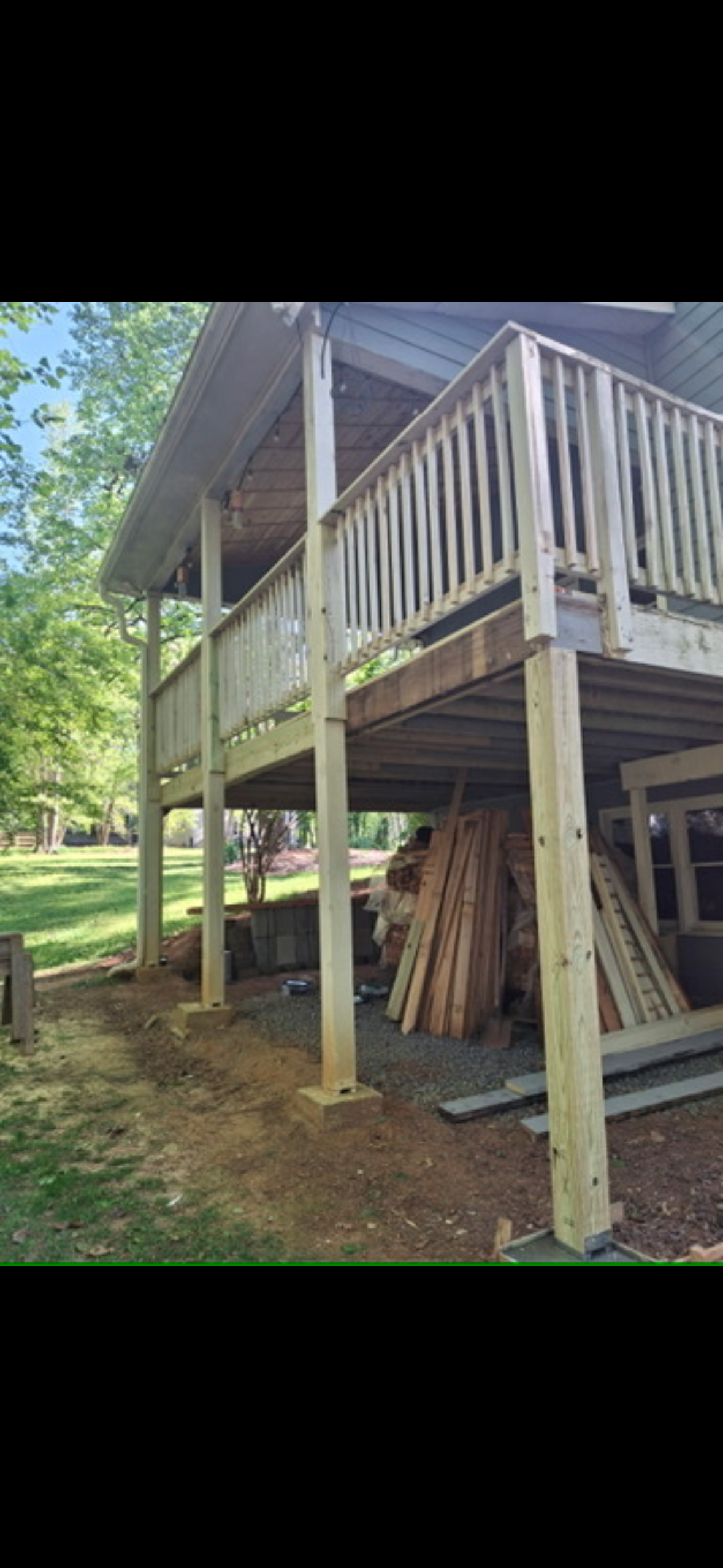 Siding installation project