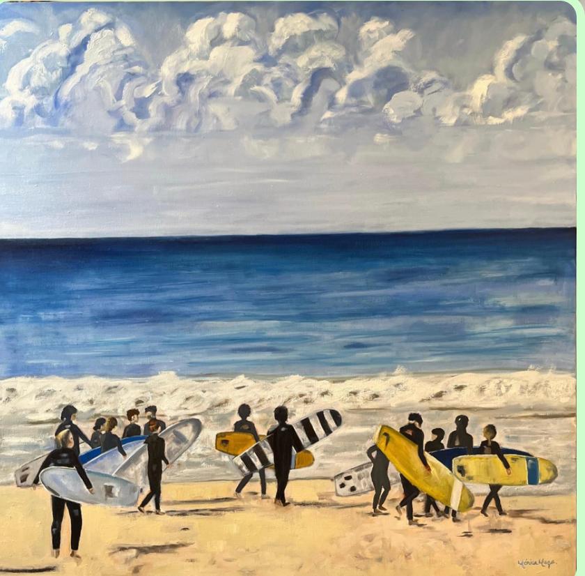 Contemplación - Retrato femenino