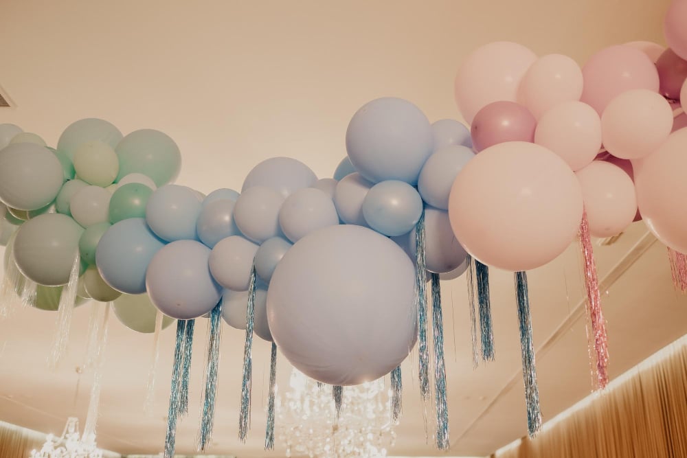 Gender Reveal Baby Party Ballondekoration