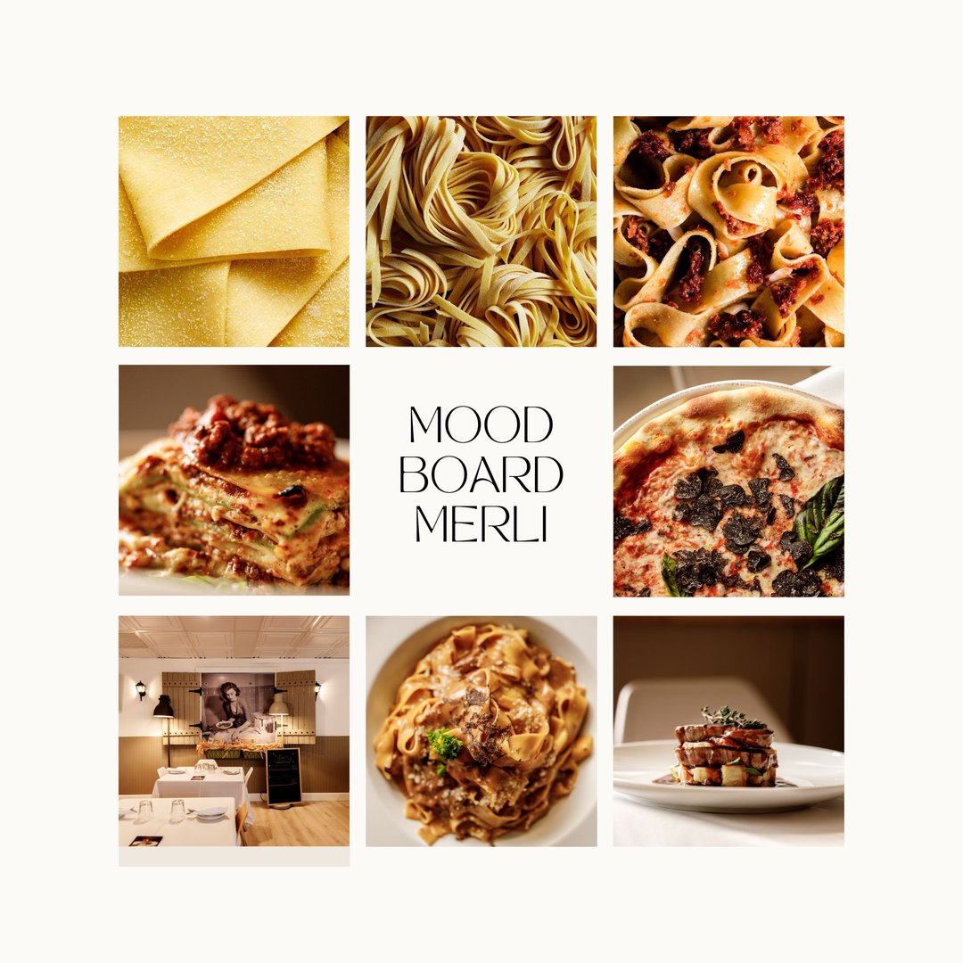 Merli Pasta mood board