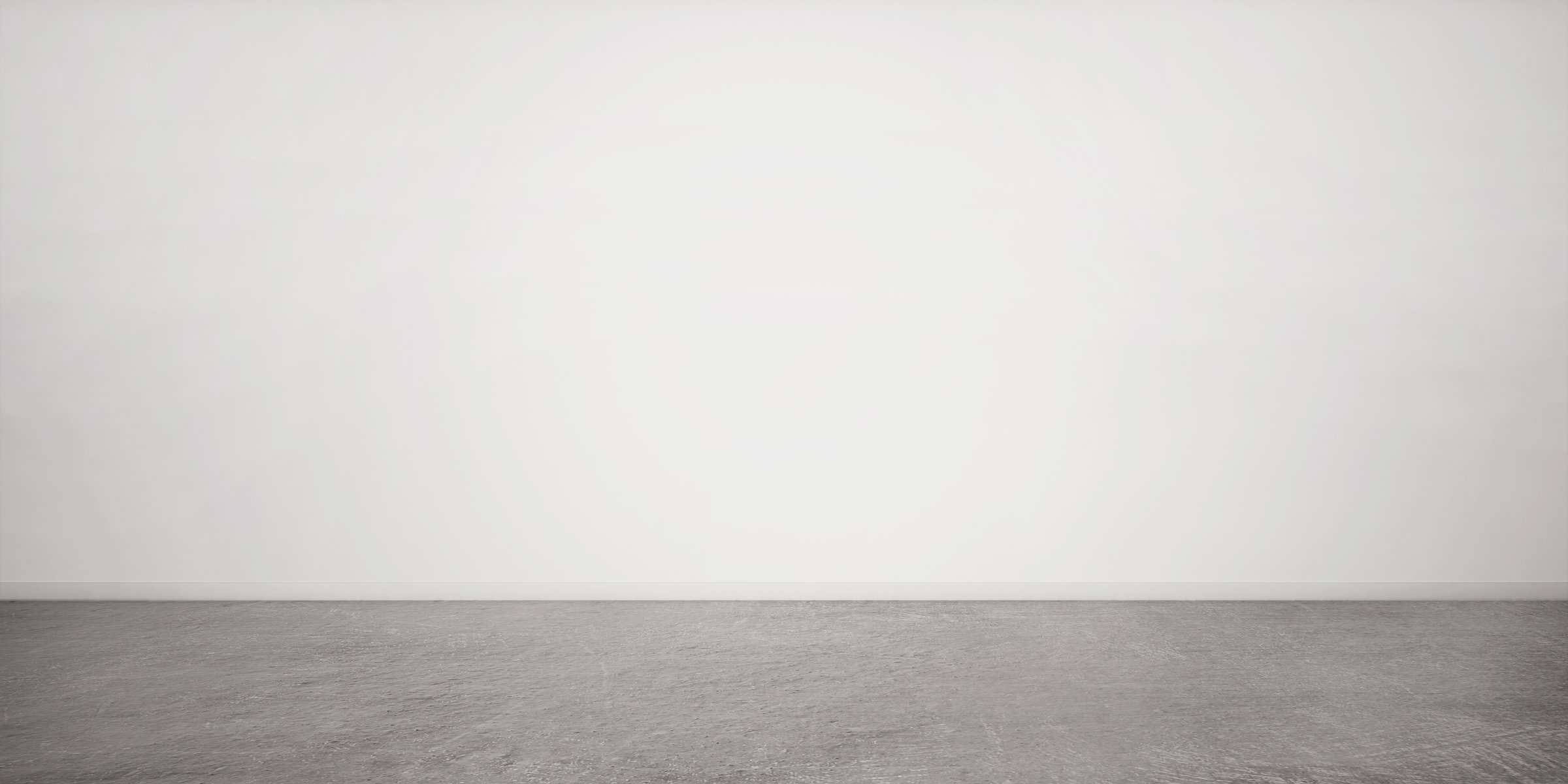 Pared vacía en blanco para visualizar colores de pintura