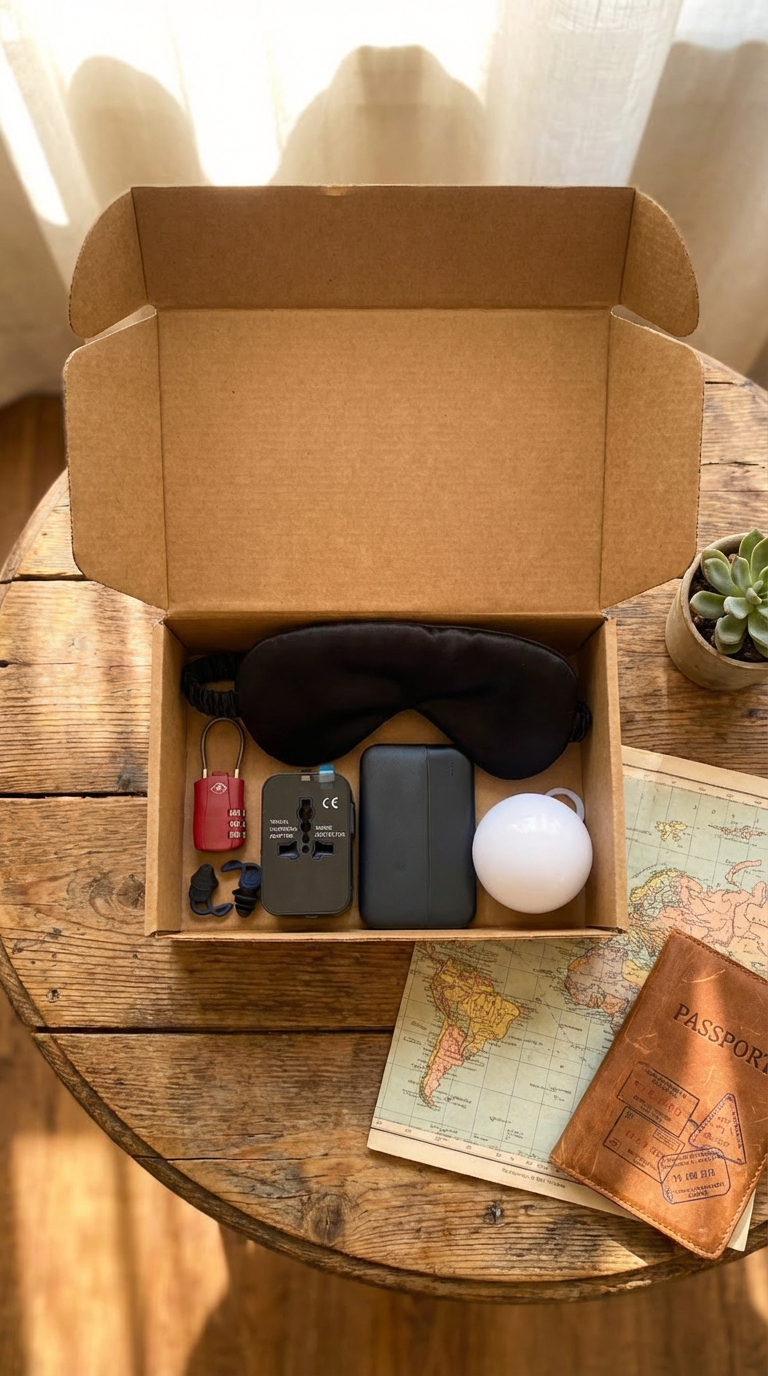 Travelcara travel essentials box