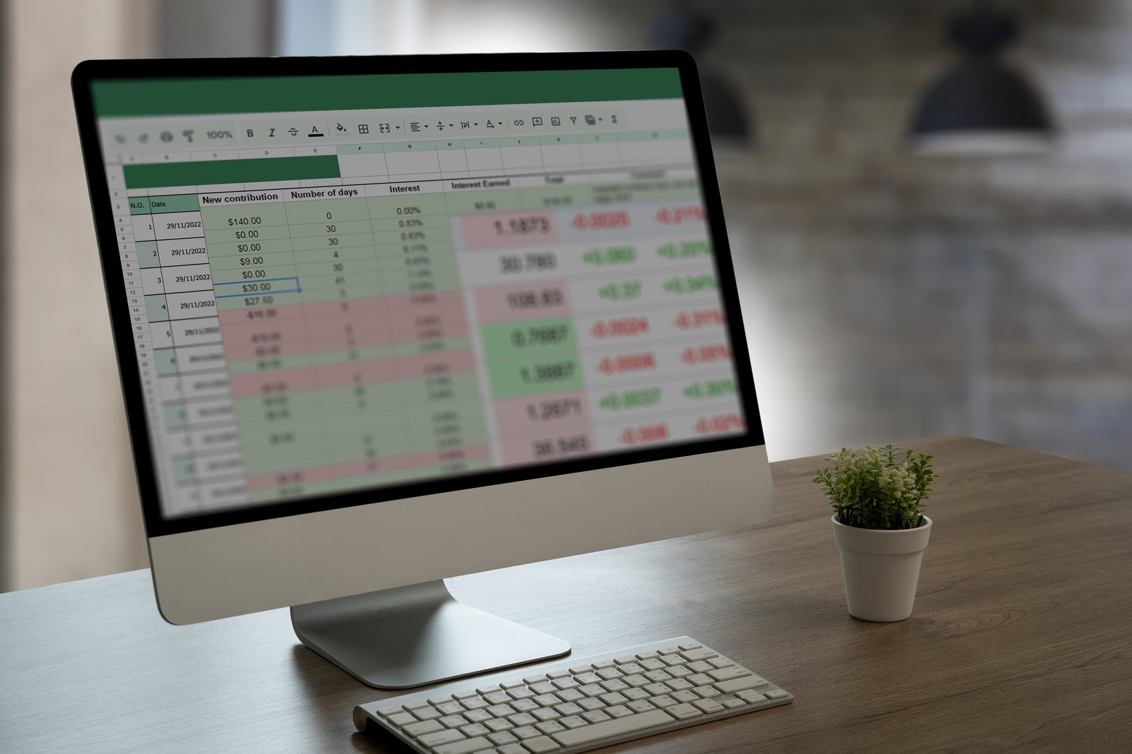 businessman working with data and graphs in spreadsheet documents for online analysis Microsoft Excel project dashboard accounting digital