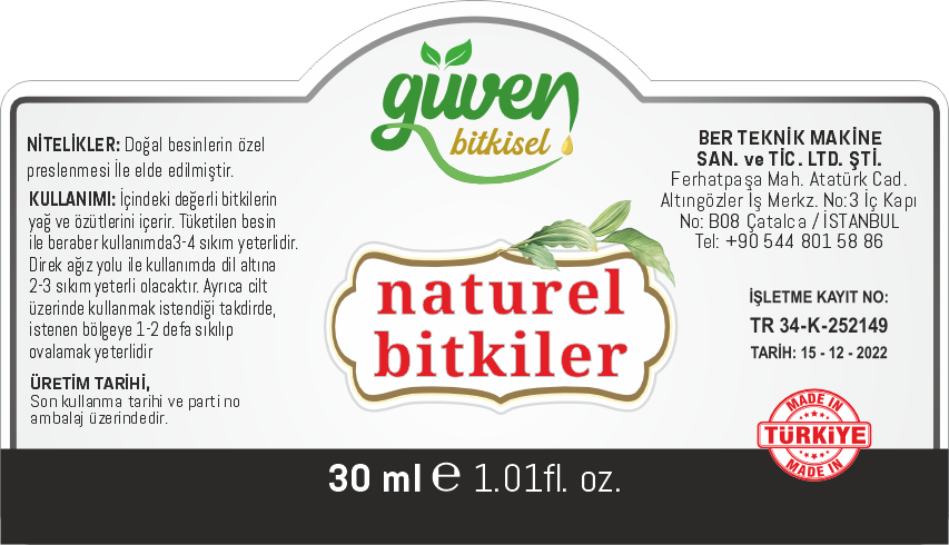 NATUREL BİTKİLER Etiket