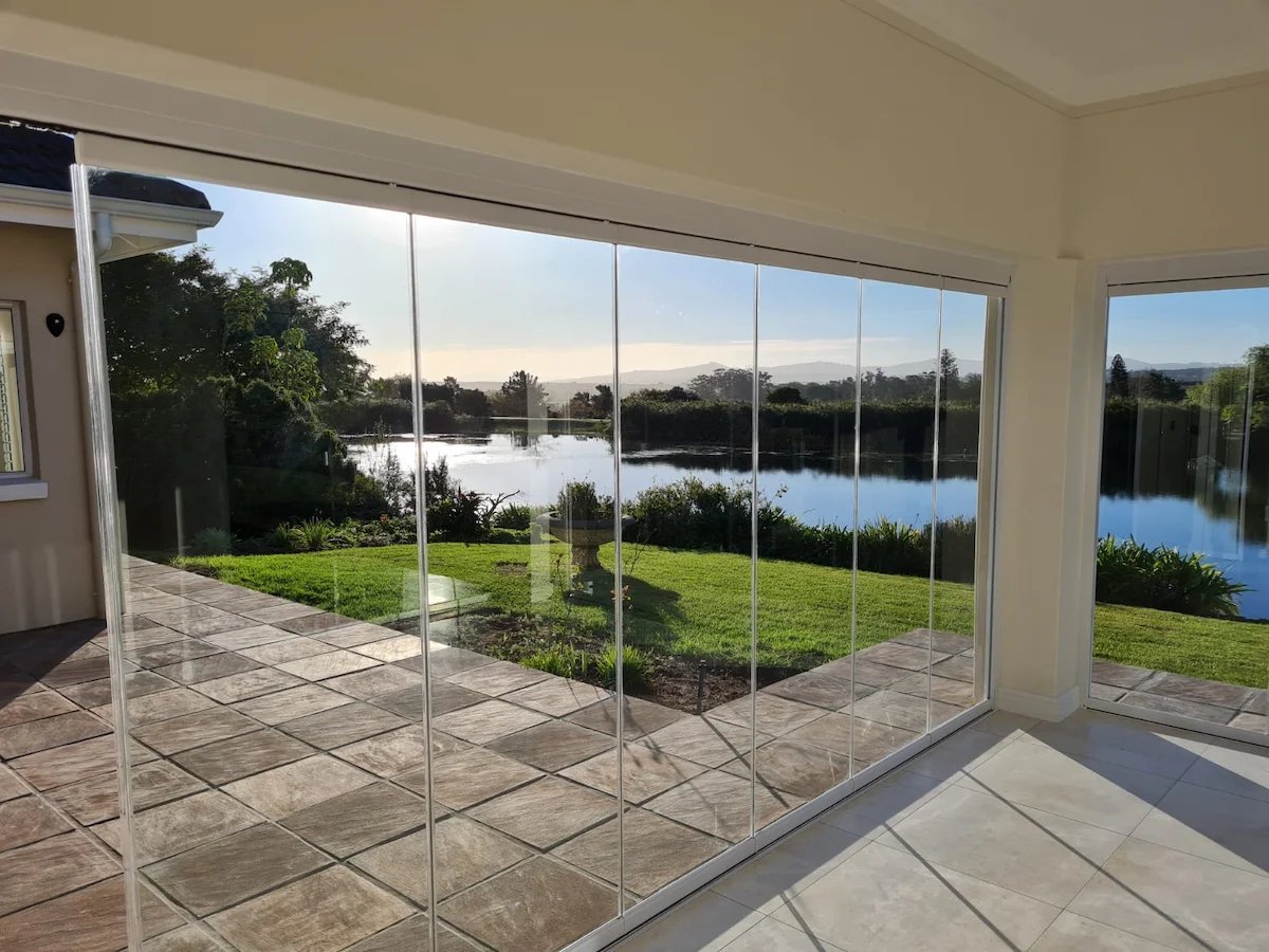 Luxury glass enclosure interior