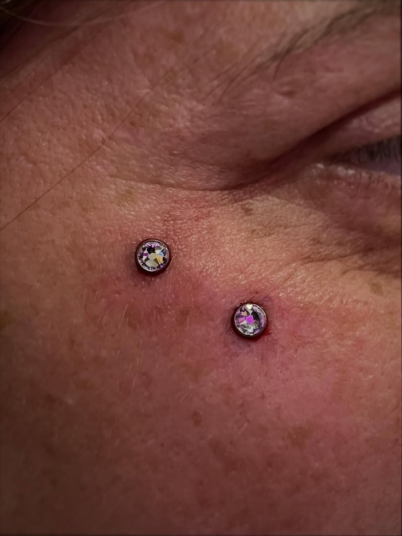 Piercing work by Kodie